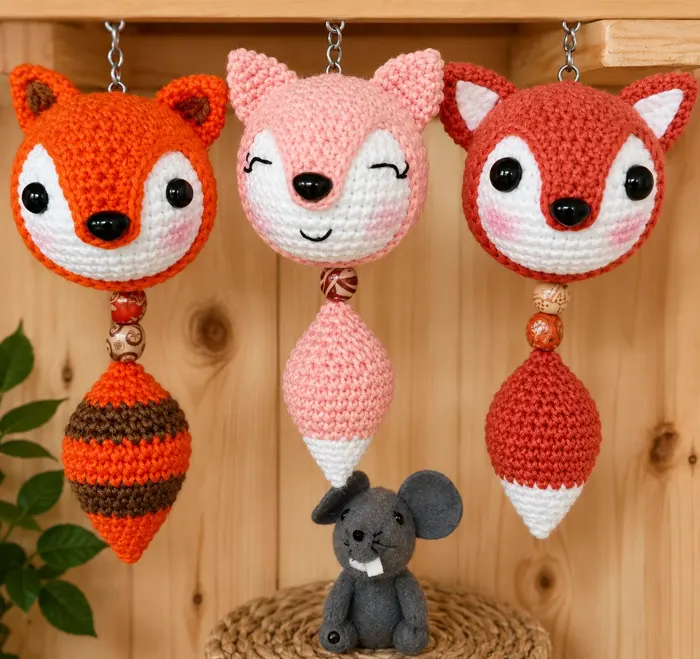 Llavero amigurumi modelo 1