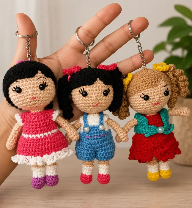Llavero amigurumi modelo 4